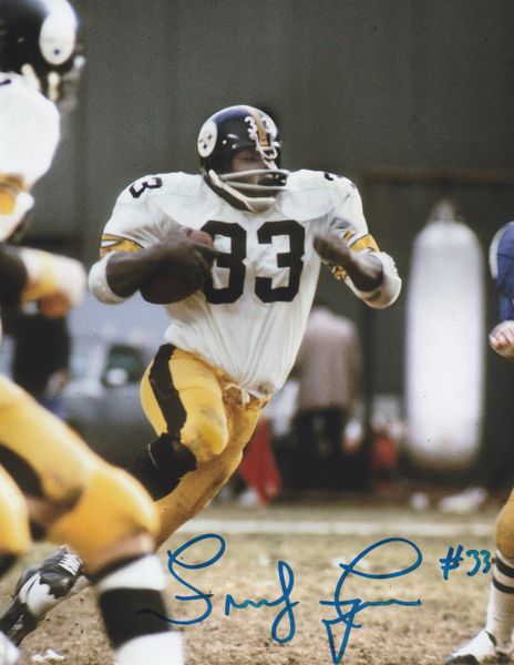 Frenchy Fuqua autograph 8x10, Pittsburgh Steelers