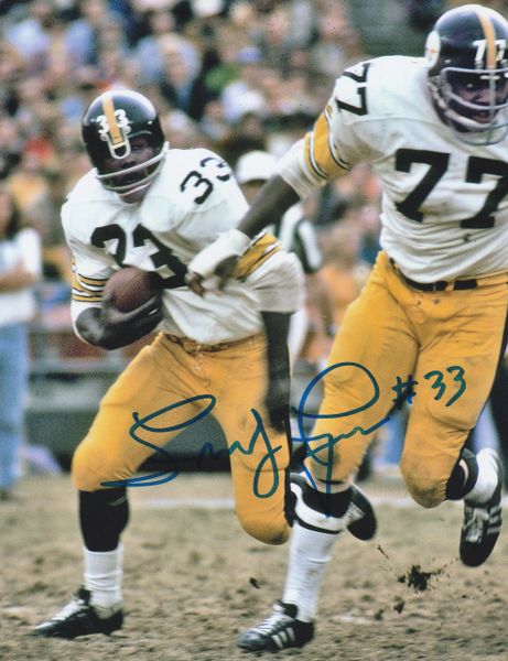 Frenchy Fuqua autograph 8x10, Pittsburgh Steelers