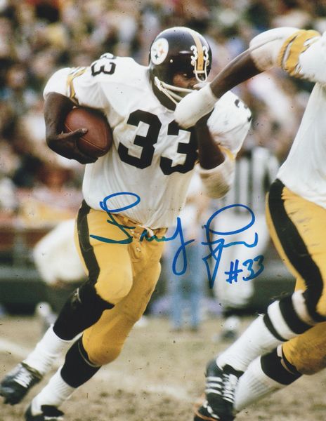 Frenchy Fuqua autograph 8x10, Pittsburgh Steelers