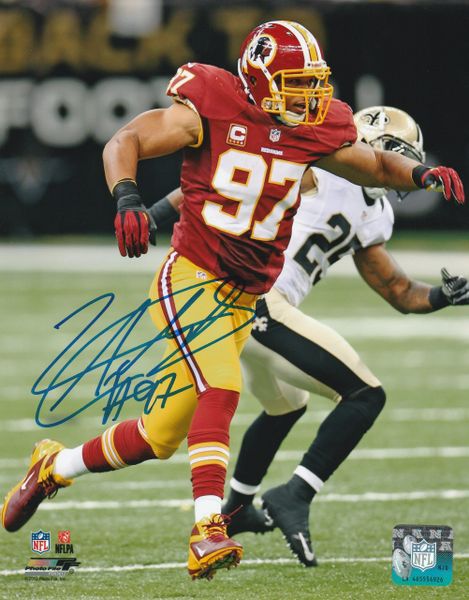 Lorenzo Alexander autograph 8x10, Washington Redskins