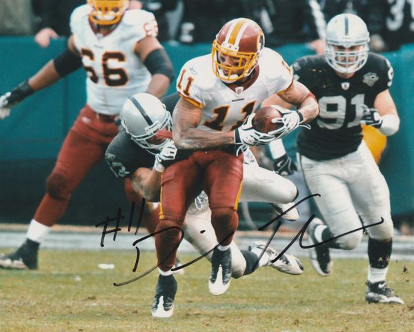 Devin Thomas autograph 8x10, Washington Redskins