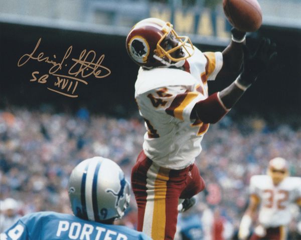 Jeris White autograph 8x10, Washington Redskins, SB XVII