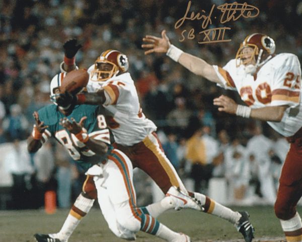 Rich Milot autograph 8x10, Washington Redskins