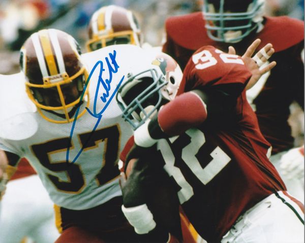 Rich Milot autograph 8x10, Washington Redskins