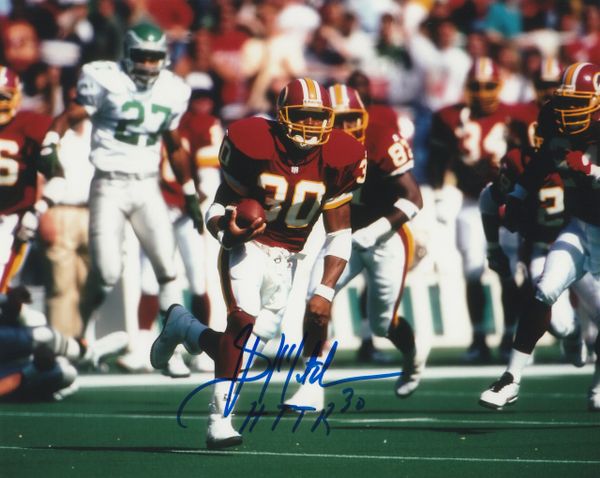 Brian Mitchell autograph 8x10, Washington Redskins, HTTR