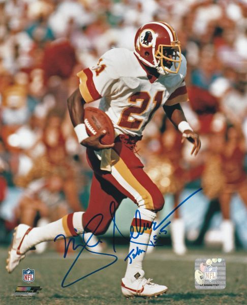 Mike Nelms autograph 8x10, Washington Redskins