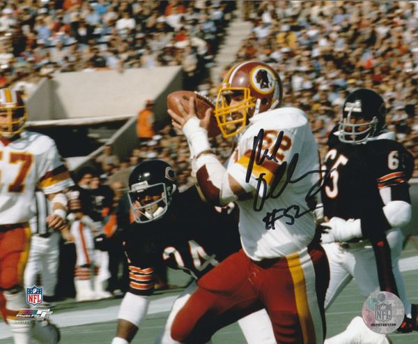 Neal Olkewicz autograph 8x10, Washington Redskins