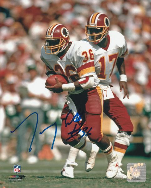 Timmy Smith autograph 8x10, Washington Redskins