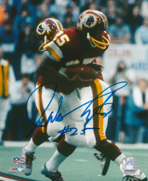 Joe Washington autograph 8x10, Washington Redskins