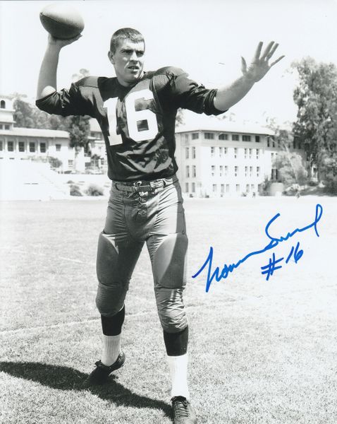 Norm Snead autograph 8x10, Washington Redskins