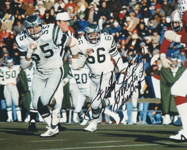 Frank LeMaster autograph 8x10, Philadelphia Eagles, All-Pro