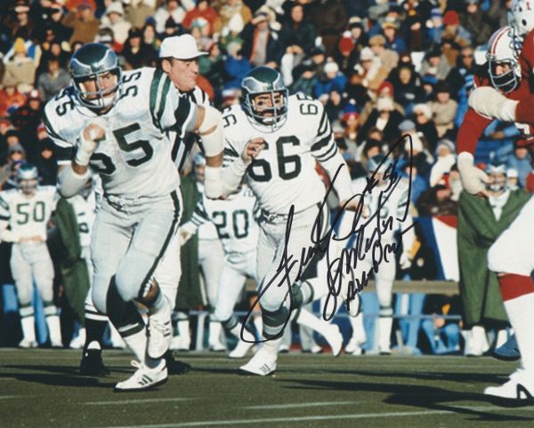 Frank Lemaster Philadelphia Eagles Signed 8x10 Photo COA 2