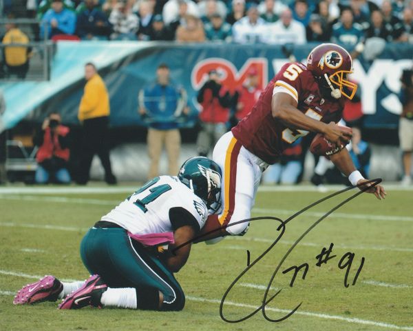 Darryl Tapp autograph 8x10, Philadelphia Eagles