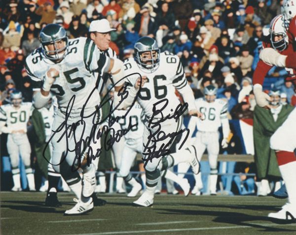 Frank LeMaster autograph 8x10, Philadelphia Eagles, Pro Bowl