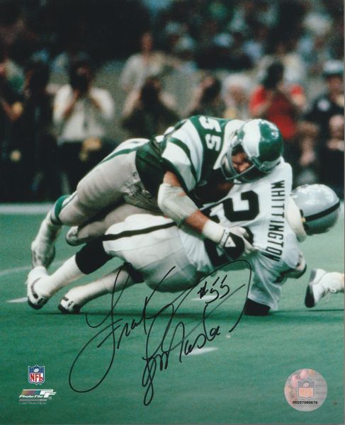 Bill Bergey-John Bunting-Frank LeMaster Triple Signed 16×20 Custom Framed  Photo – 1980 NFC Championship Eagles