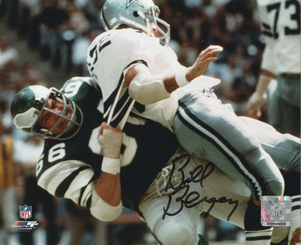 Bill Bergey autograph 8x10, Philadelphia Eagles