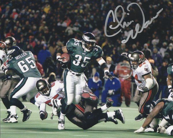 Chris Warren Seattle Seahawks Signed 8x10 and Inscribed 