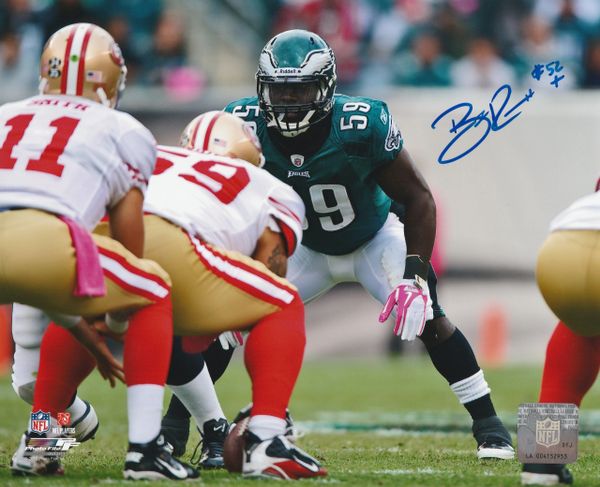 Brian Rolle autograph 8x10, Philadelphia Eagles