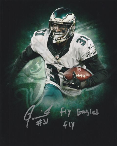 Jalen Mills autograph 8x10, Philadelphia Eagles, Fly Eagles Fly