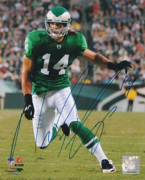 Riley Cooper autograph 8x10, Philadelphia Eagles