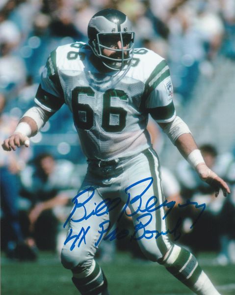 Bill Bergey autograph 8x10, Philadelphia Eagles, 4x Pro Bowl