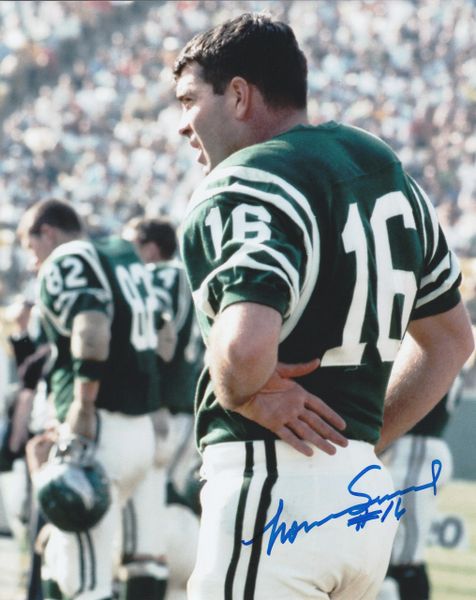 Norm Snead autograph 8x10, Philadelphia Eagles