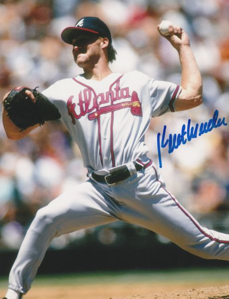 Kent Mercker autograph 8x10, Atlanta Braves