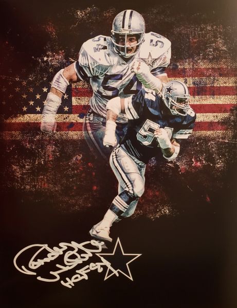 Randy White autograph 11x14, Dallas Cowboys, HOF 94