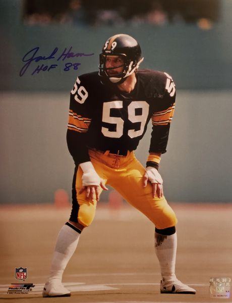 Jack Ham autograph 11x14, Pittsburgh Steelers, HOF 88