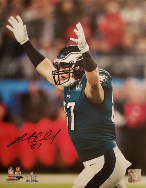 Brent Celek autograph 11x14, Philadelphia Eagles