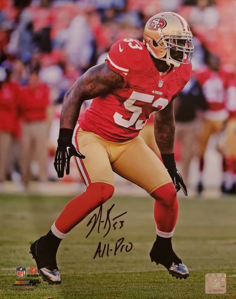 NaVorro Bowman autograph 11x14, San Francisco 49ers, All-Pro