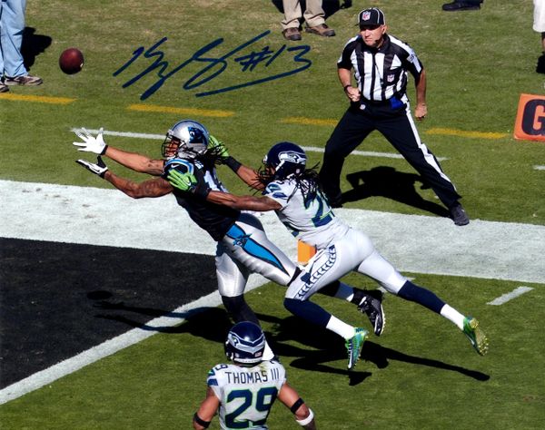 Kelvin Benjamin autographed 8x10, Carolina Panthers