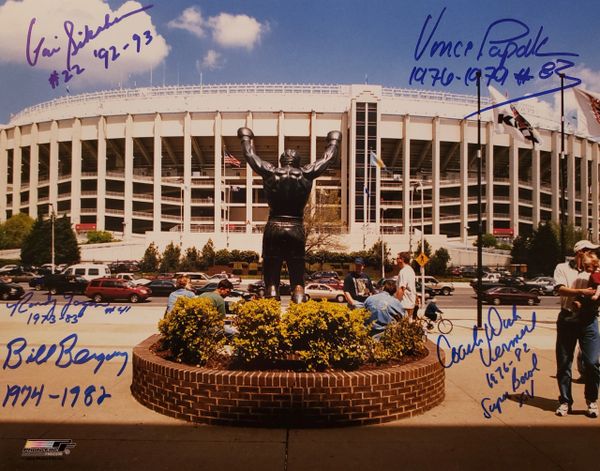 Sikahema/Bergey/R. Logan/Papale/Vermeil autograph 11x14, Philadelphia Eagles