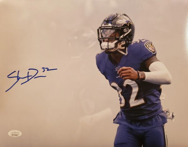 DeShon Elliott autograph 11x14, Baltimore Ravens, JSA