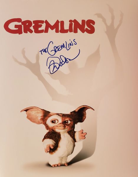 Mark Dodson autograph 11x14, The Gremlins