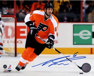 Andreas Lilja autograph 8x10, Philadelphia Flyers