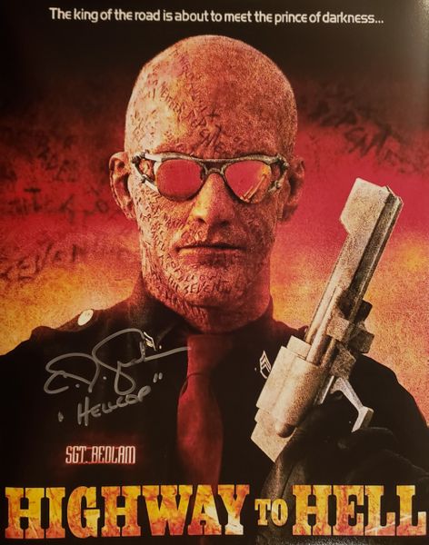 C.J. Graham autograph 11x14, Highway To Hell, Hellcop