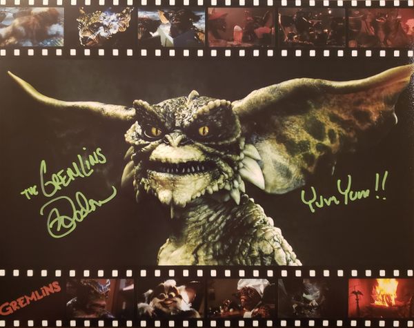 Mark Dodson autograph 11x14, The Gremlins, Yum Yum!!