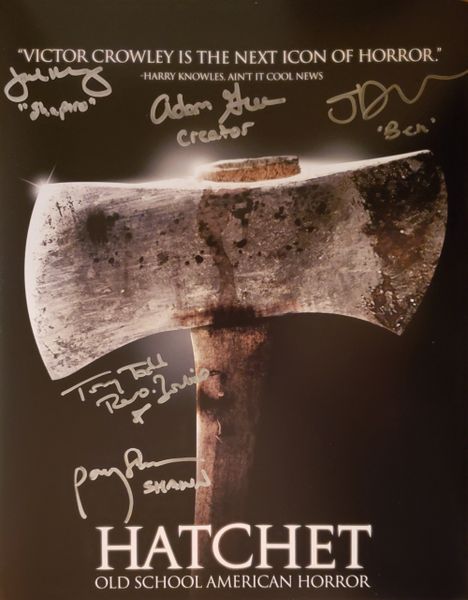 Murray/Green/Moore/Shen/Todd autograph 11x14, Hatchet