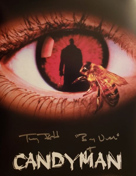 Tony Todd autograph 11x14, Candyman, Be My Victim
