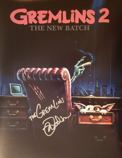 Mark Dodson autograph 11x14, Gremlins 2