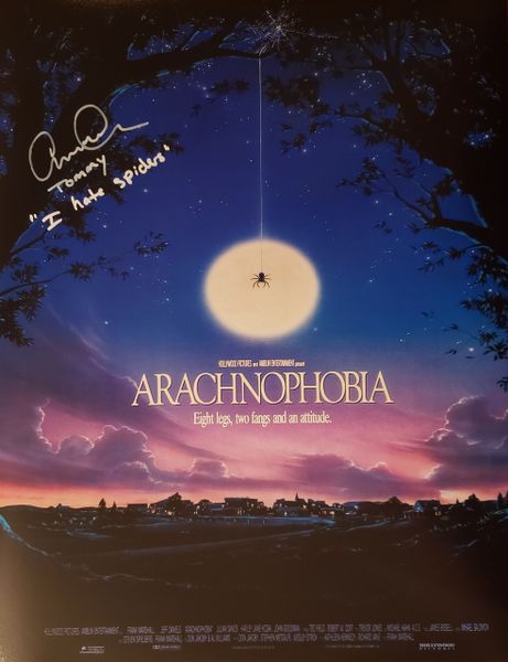 Garette Henson autograph 11x14, Arachnophobia, I Hate Spiders