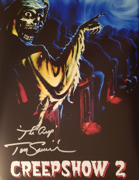 Tom Savini autograph 11x14, Creepshow 2, The Creep