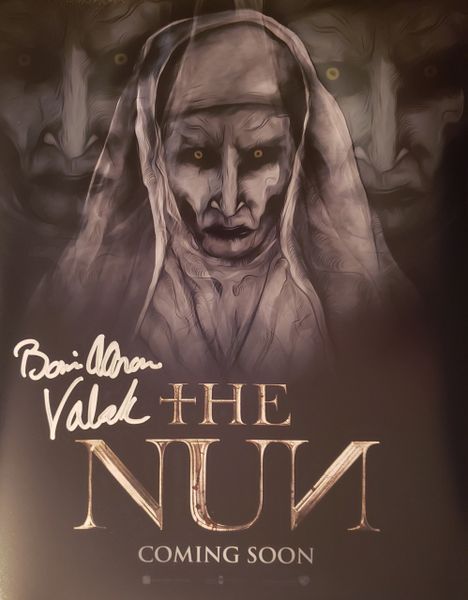 Bonnie Aarons autograph 11x14, The Nun, Valak