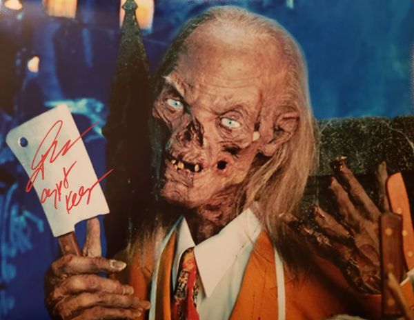 John Kassir autograph 11x14, Tales From The Crypt, Crypt Keeper