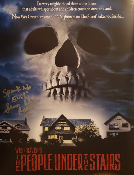 Sean Whalen autograph 11x14, The People Under The Stairs, Roach