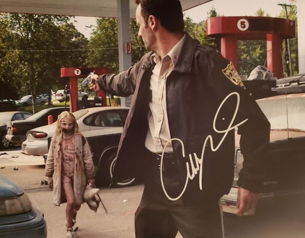 Addy Miller autograph 11x14, The Walking Dead, Teddy Bear Girl