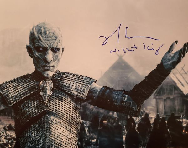 Richard Brake autograph 11x14, Game of Thrones, Night King