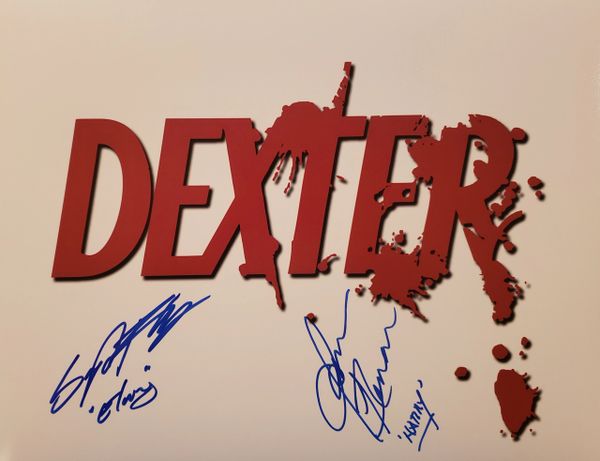 Sean Patrick Flanery/James Remar autograph 11x14, Dexter