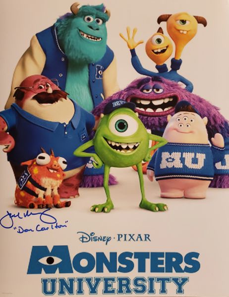 Joel Murray autograph 11x14, Monsters University, Don